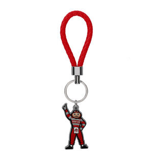 New Ohio State Buckeyes "Brutus" Keychain, Gift for Her Mom Him Dad NCAA